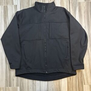 Massif Elements Jacket XXXL Black Tactical Flame‎ Resistant FR Softshell Fleece